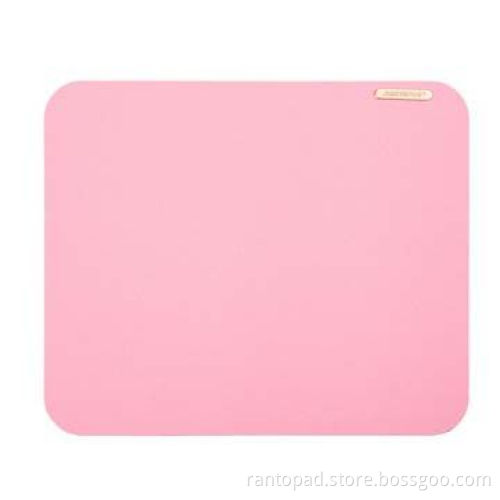 Mouse Pad with Resin-coated Surface, Rubber Backing, Extremely Thin